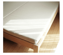 ビラベック Milfi ラテックスマットレスロゴ